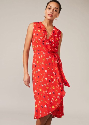 Phase Eight Alanna Ditsy Floral Dress Multicolor Canada | GWQCUV-793